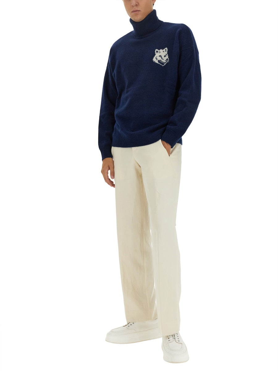 Maison Kitsuné Sweaters - Blue | Wanan Luxury