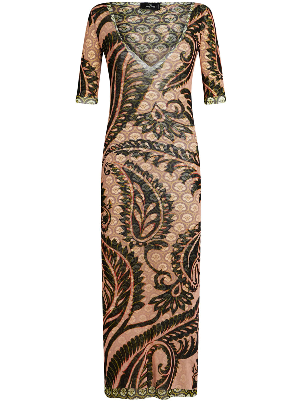 Long dress with paisley print