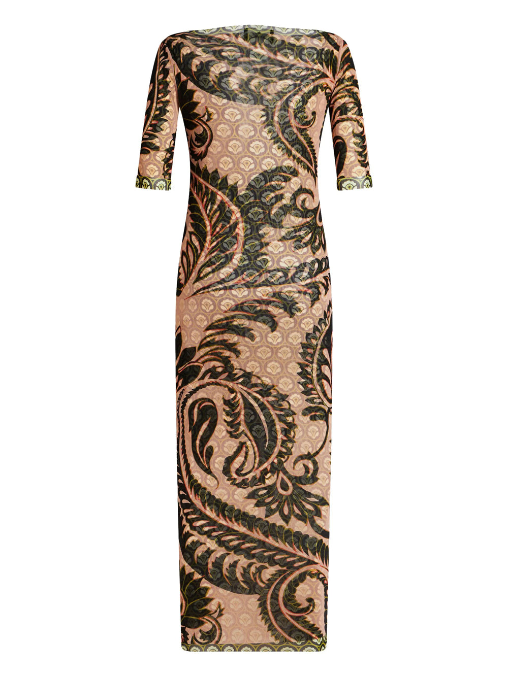 Long dress with paisley print