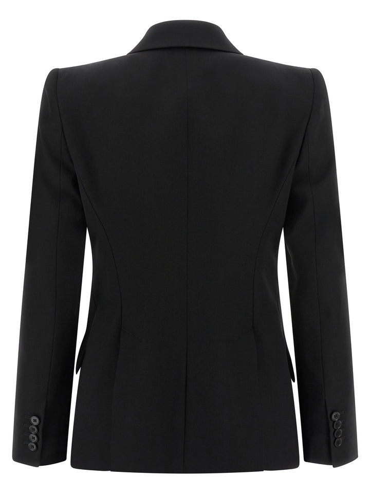 Mcqueen Hourglass Blazer BlazerS - Black | 472a5a190cb803d601bd31bb609c8d942baffd97