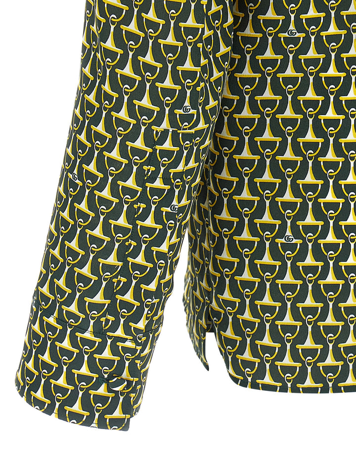 Gucci Horsebit Shirt Shirt and Blouse - Green | ec5ec1ddf7a672917d3ca43b330853f0e65886cb