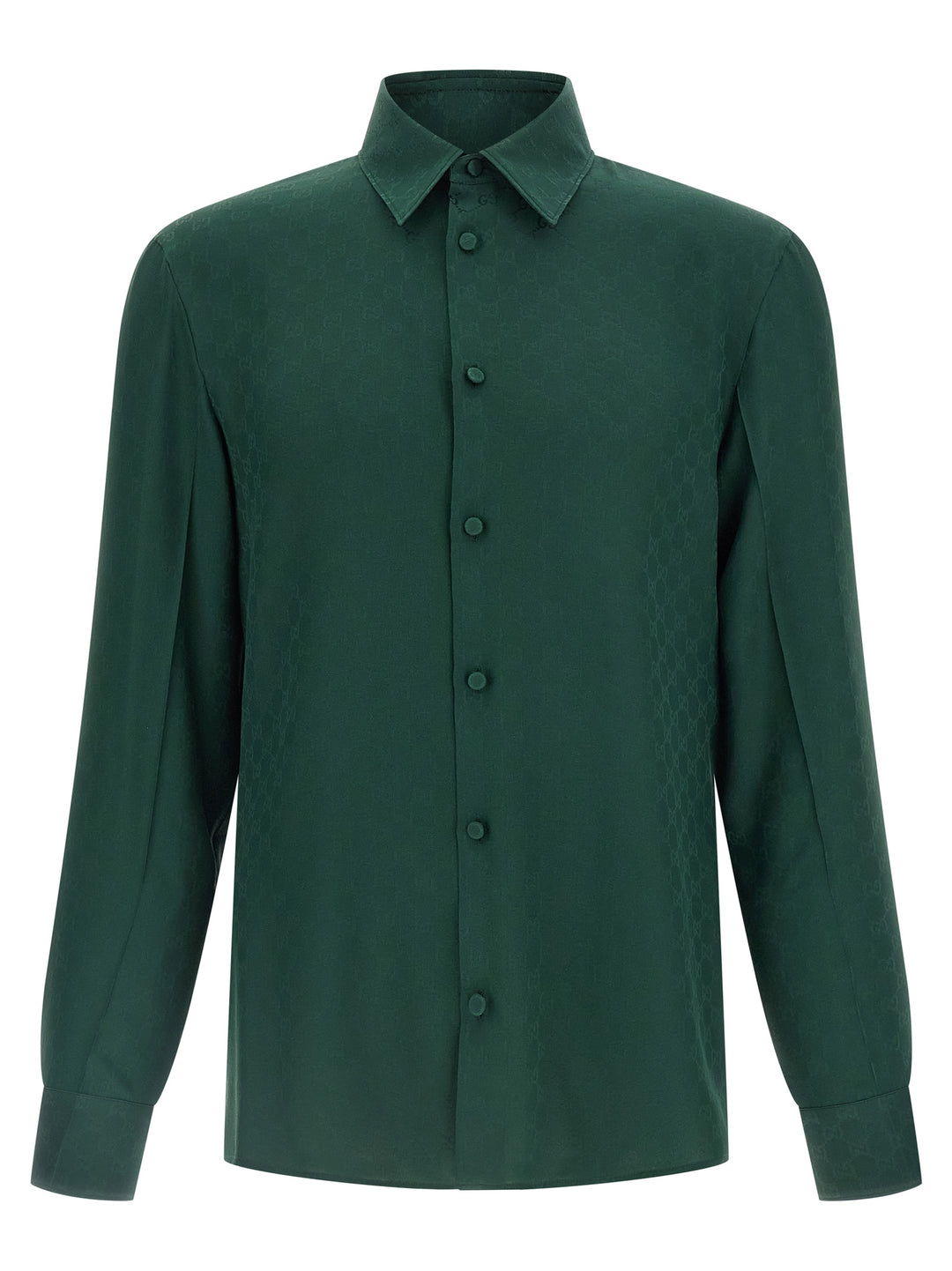Gucci Gg Jacquard Shirt Shirt and Blouse - Green | fc8b188a51356e9ea1a7902e6d6aa099115675a1