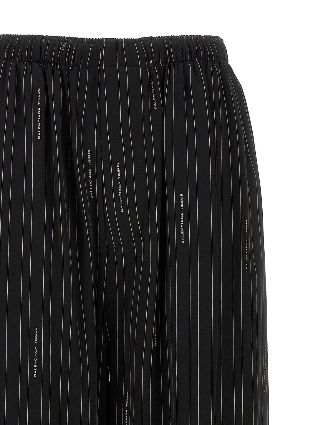 Balenciaga Striped Pants - Black | 9a5cca71e7646f492f74851e97bee9c60c8f6a03
