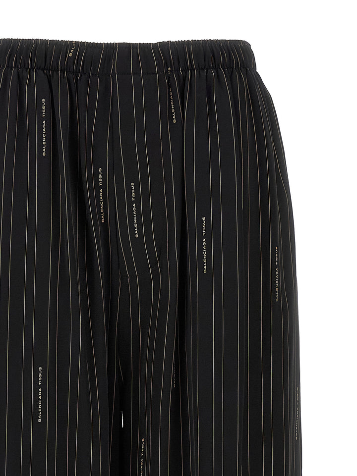Balenciaga Striped Pants - Black | 9a5cca71e7646f492f74851e97bee9c60c8f6a03