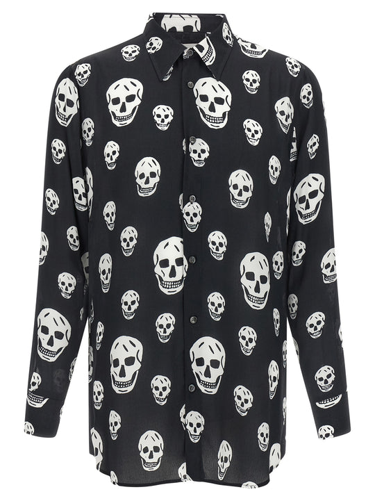 Skull Shirt And Blouse White/Black
