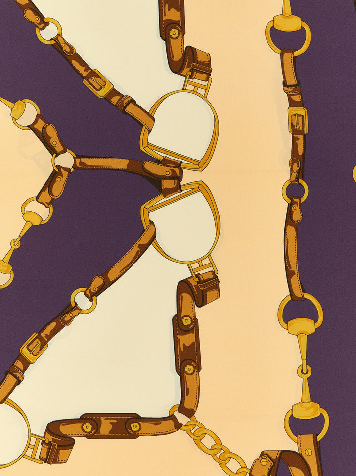 Gucci Morsetto Scarves and Foulards - Beige | 3522845afcd86649d7fcfd66e780ae080aced2f0