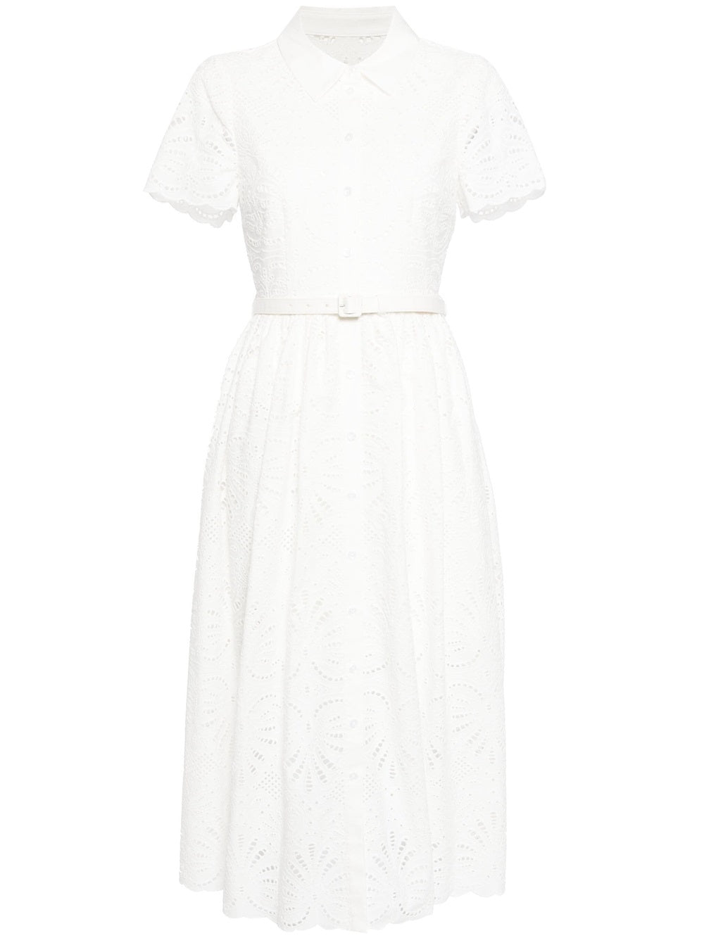 Broderie anglaise midi dress