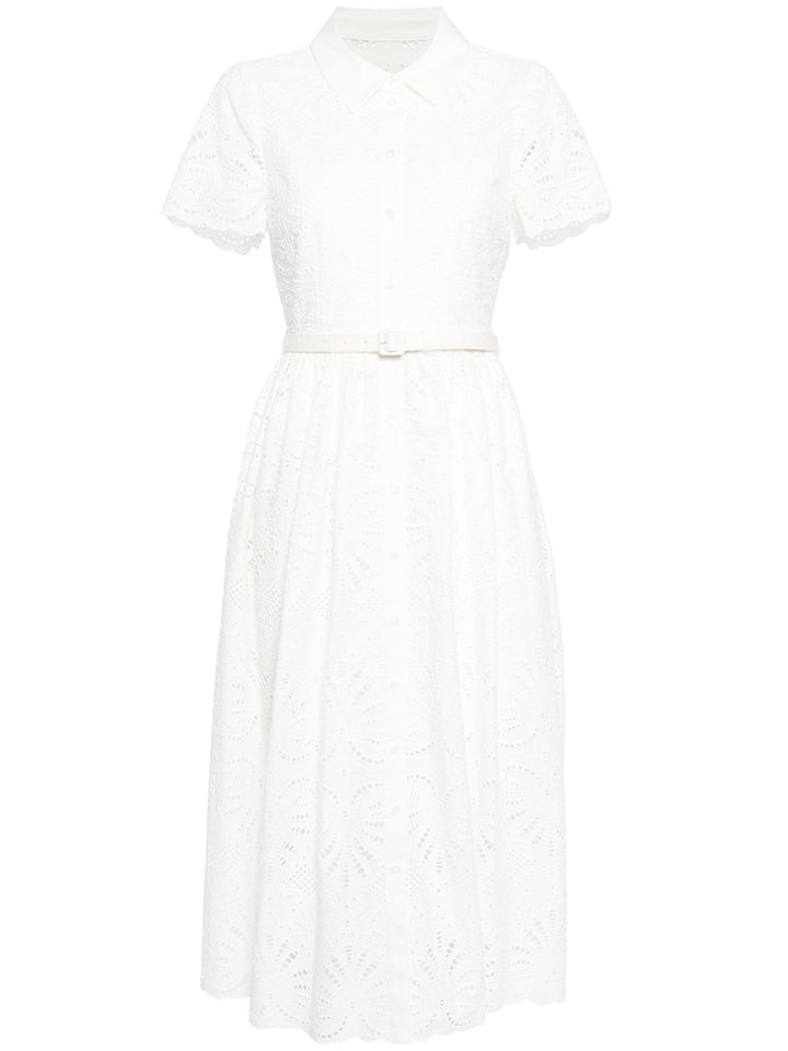 Broderie anglaise midi dress