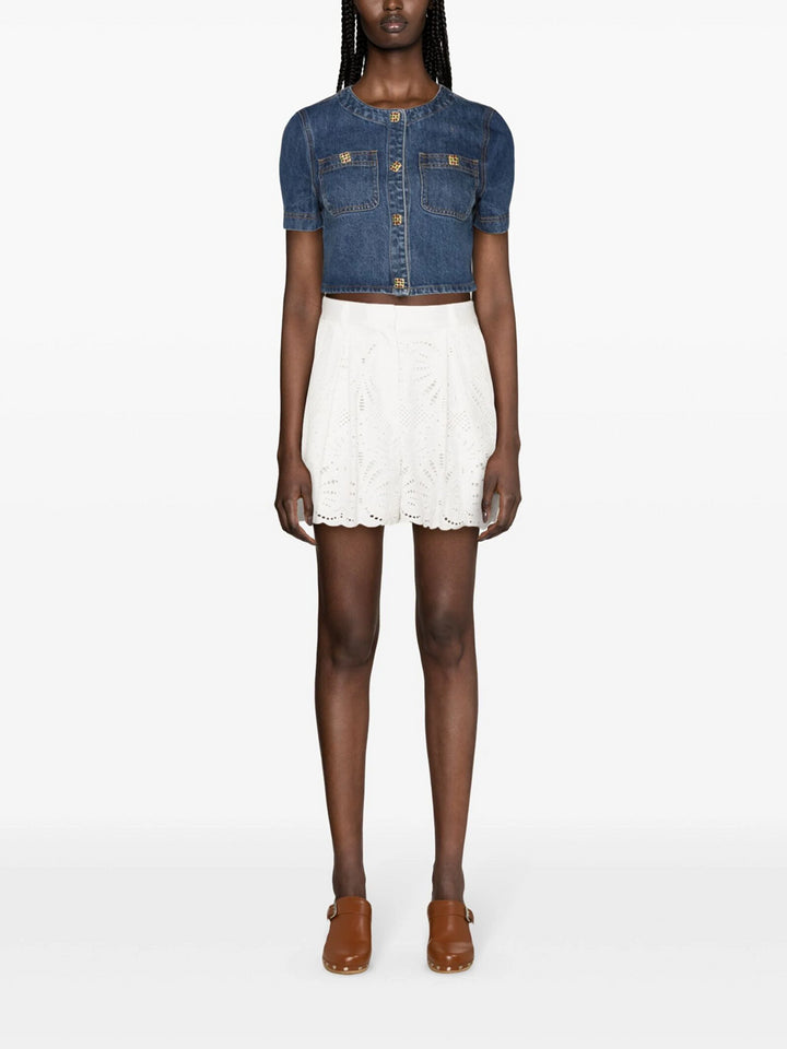 Broderie anglaise shorts