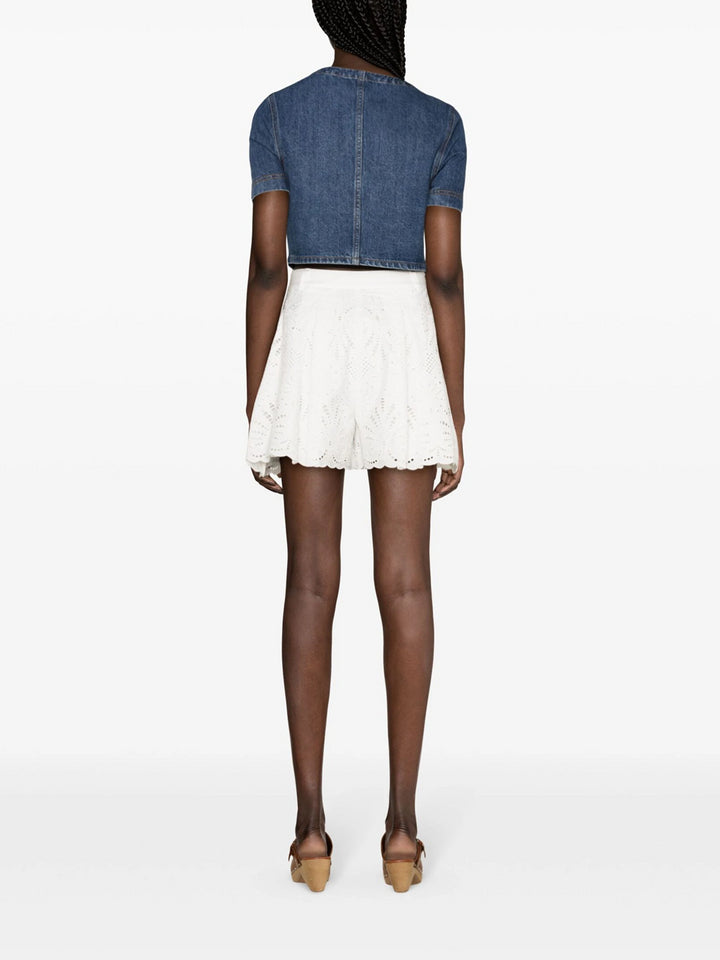 Broderie anglaise shorts