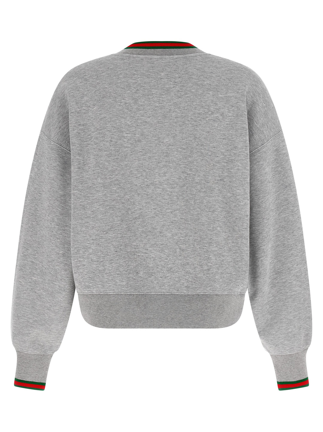 Gucci Web Sweatshirt - Gray | bac3315b2ea58514f50851593f25ce427ad00ab0
