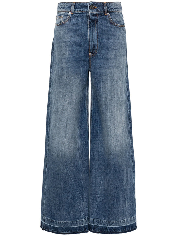 Wide leg jeans