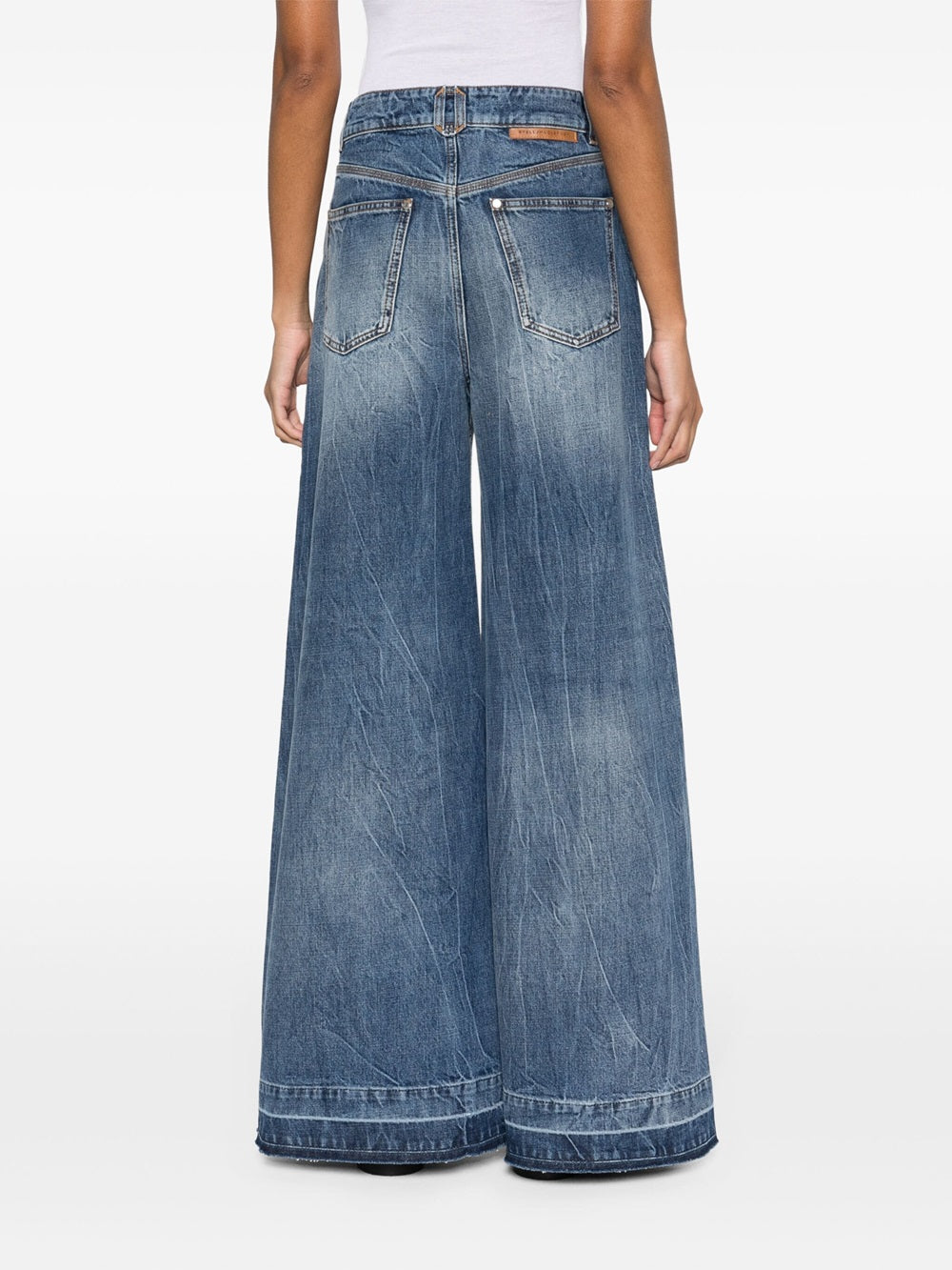 Wide leg jeans