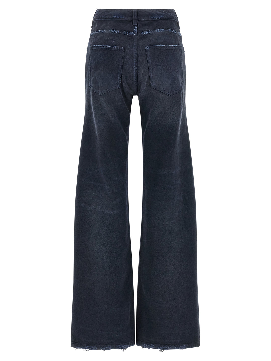 Balenciaga Curved Waist Jeans - Blue | 0822ccfb2d17efab355c2c408be4cfa82e28b1ce