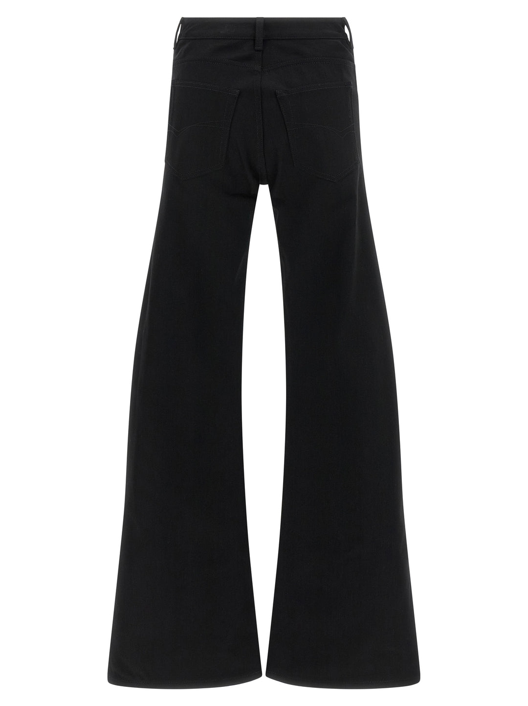 Balenciaga Curved Waist Jeans - Black | 586565b5da94bca1fa5b2637e45dd0f848a5a3ca