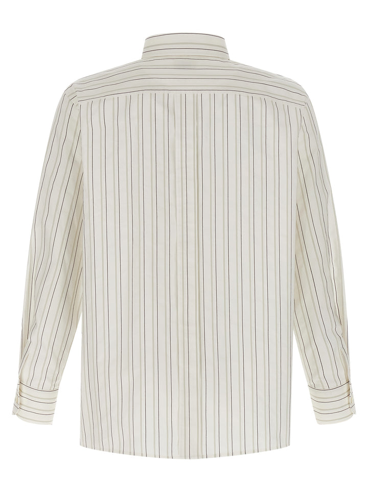 Saint Laurent Cassandre Shirt and Blouse - White | 2a87f48bb0a7f55e27a8536d0d2b92c29a8f3fd2