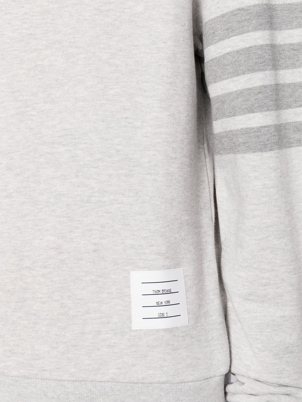 Sweatshirt with stripes