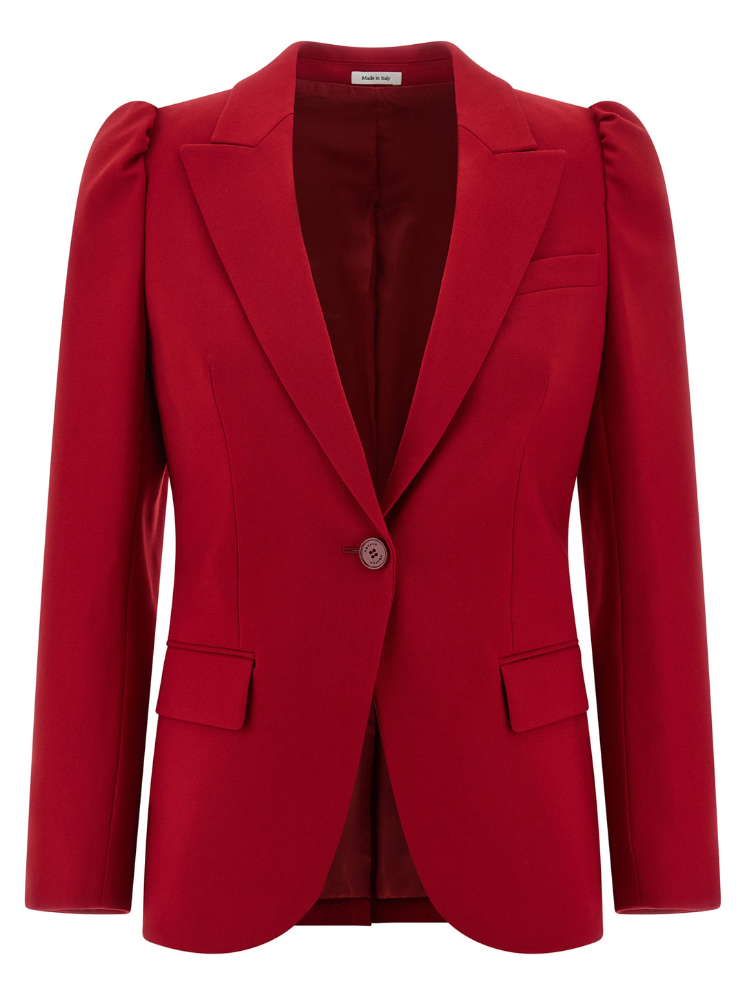 Mcqueen Single-Breasted Blazer BlazerS - Red | 3b59ce2fe1ecdfd5455004ce2f8cd6d9fac89e61