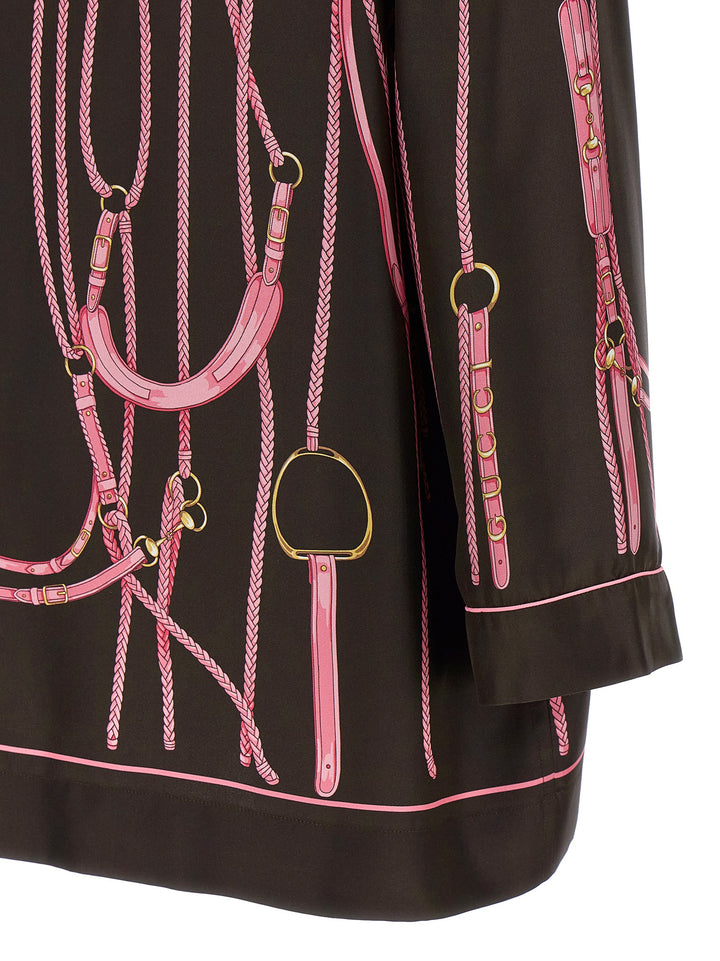 Gucci Pajama Shirt Shirt and Blouse - Multicolor | b1ca5131ed13321af57b93d21aa81de6b8dd12a0