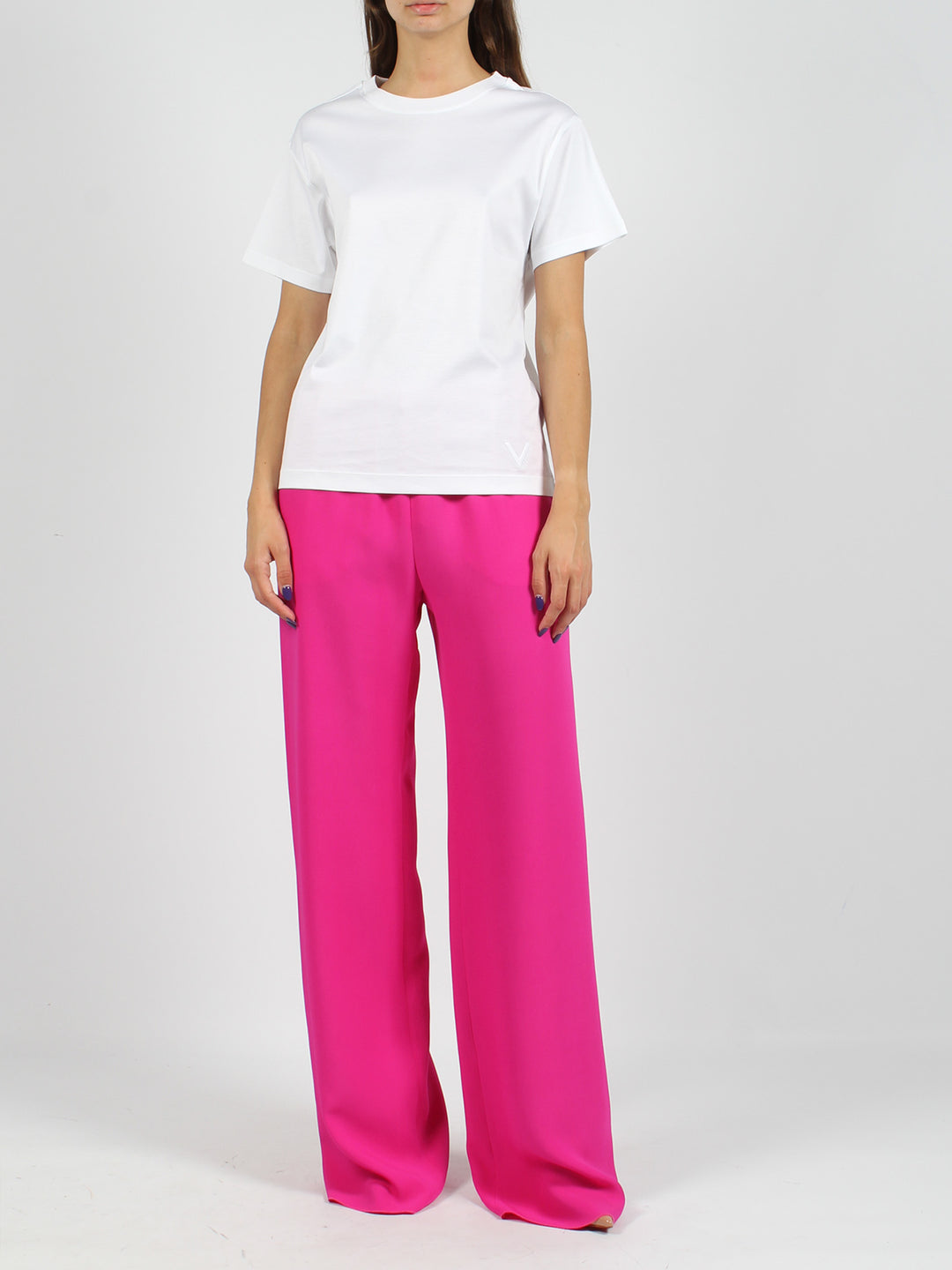 Silk jersey pant