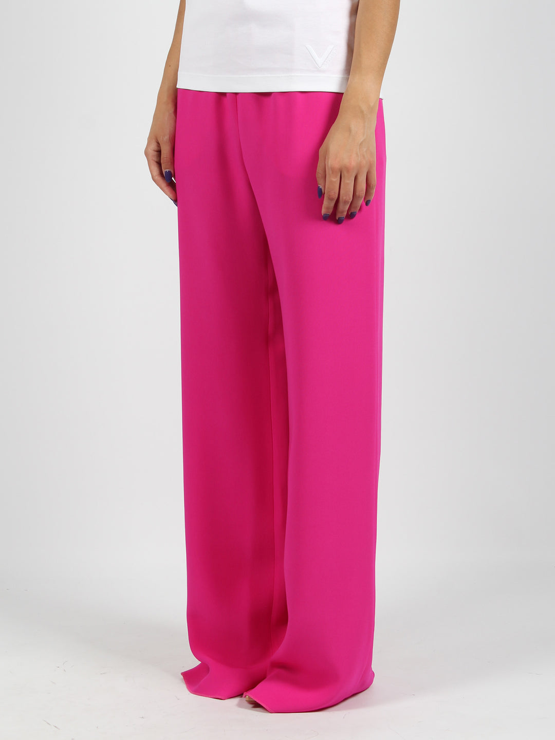 Silk jersey pant