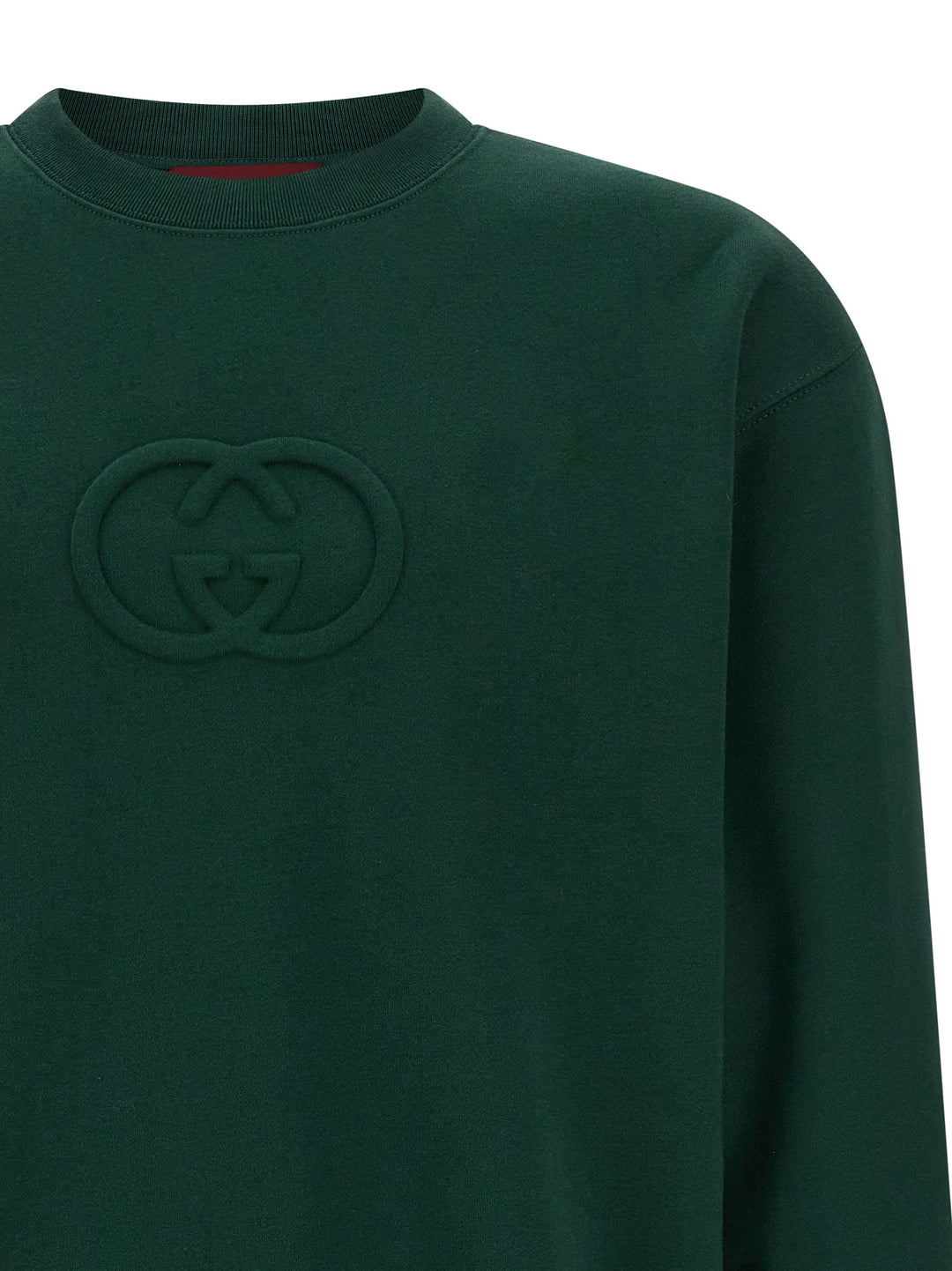 Gucci Incrocio Gg Sweatshirt - Green | 5e01be571b7c42d08c80f79cd6c40d2c68732b17