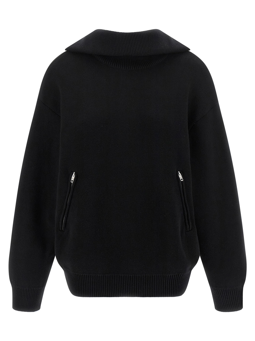 Balenciaga Back-To-Front Sweaters and Cardigans - Black | 8da79c1bea62da48903e1e60fb4cfa976f263b0f