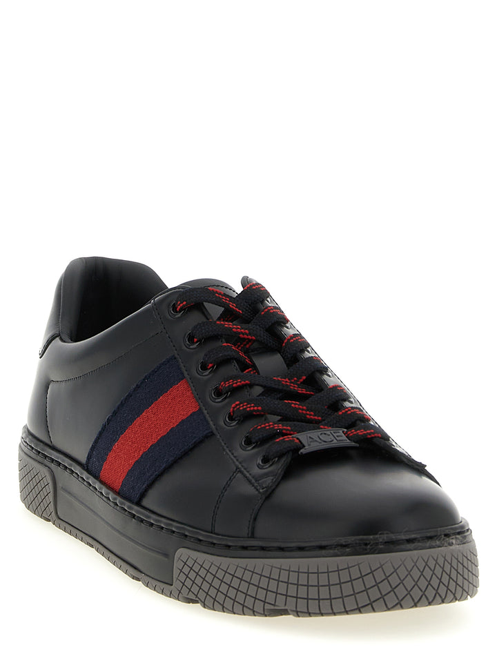 Gucci Gucci Ace Sneakers - Black | 56e8c20b903d53f9d5f8030769b0a5b4802e7a21