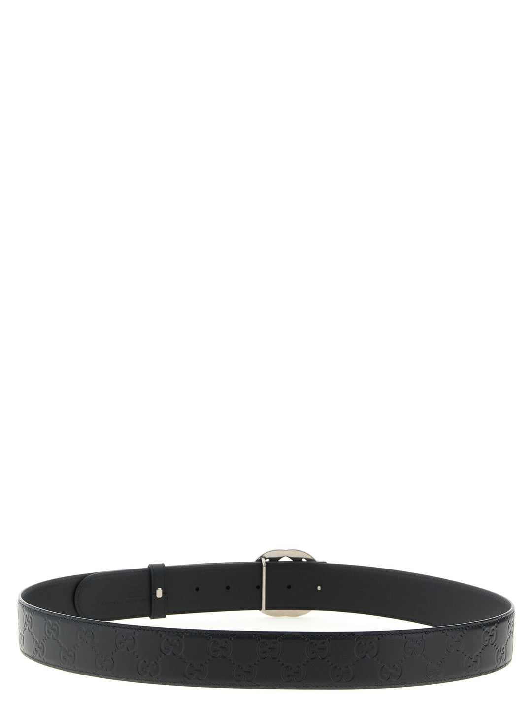 Gucci Incrocio Gg Belts - Black | b60325b177a07db5f18e5e98635b3dc24b015757
