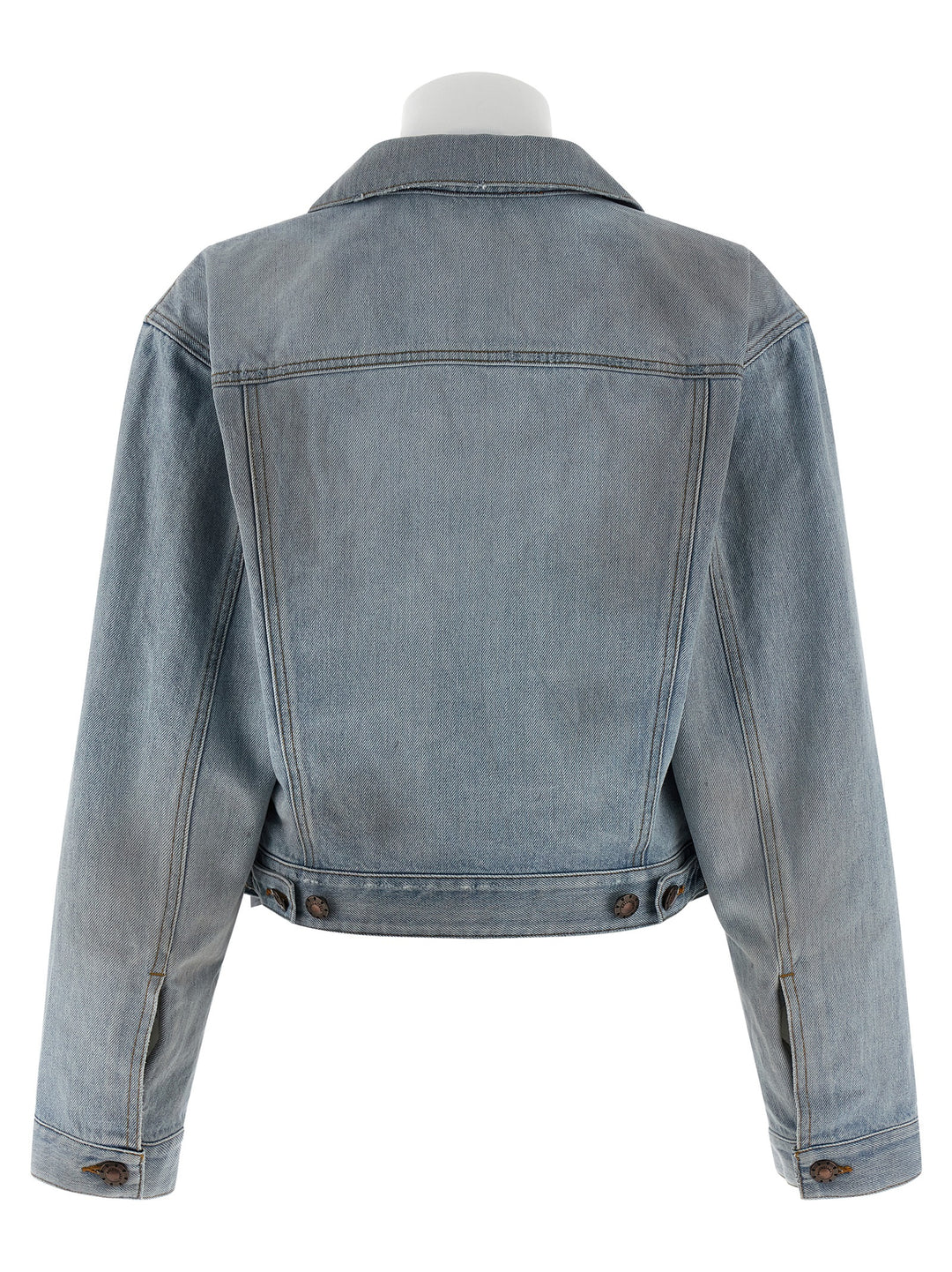 Balenciaga Double Layer Jacket Puffer Jackets - Light Blue | 7b790b2a4aede57f4d0aef448be0a40e7b12a893