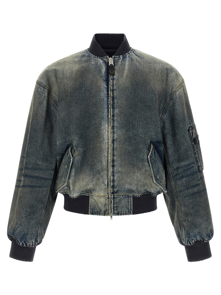 Balenciaga Bomber Standard Puffer Jackets - Gray | 5c7bae63ef6d648c165a6e0415120ef2fb3e3651