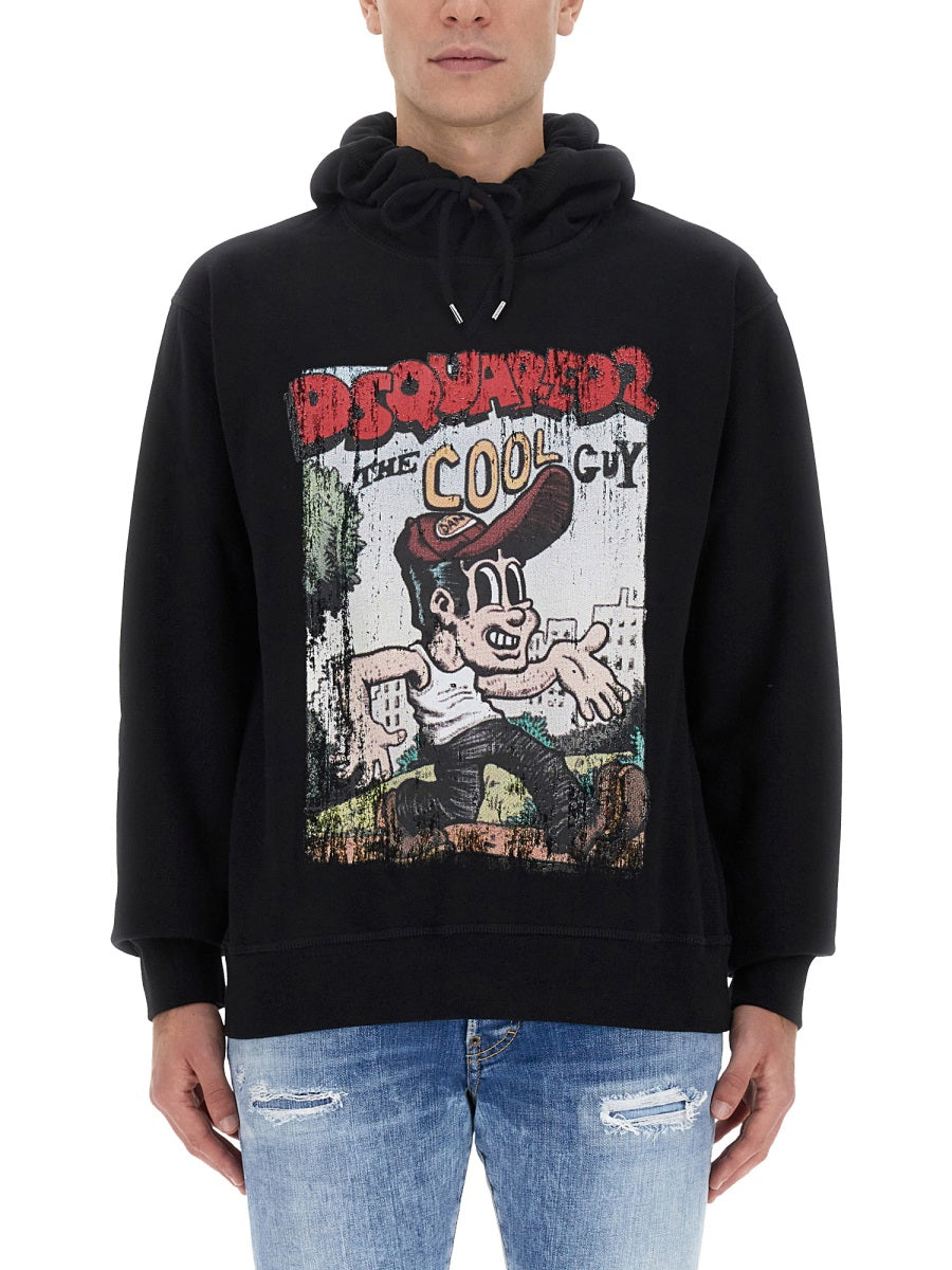 Dsquared2 Sweatshirts - Black | Wanan Luxury