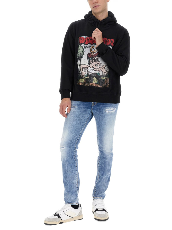 Dsquared2 Sweatshirts - Black | Wanan Luxury