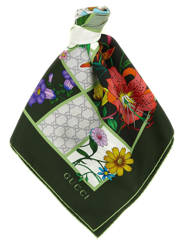 Flora Scarves And Foulards Black