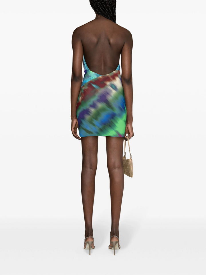 Short dress with Paradise Beach print