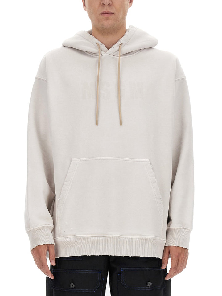 MSGM Sweatshirts - Beige | Wanan Luxury