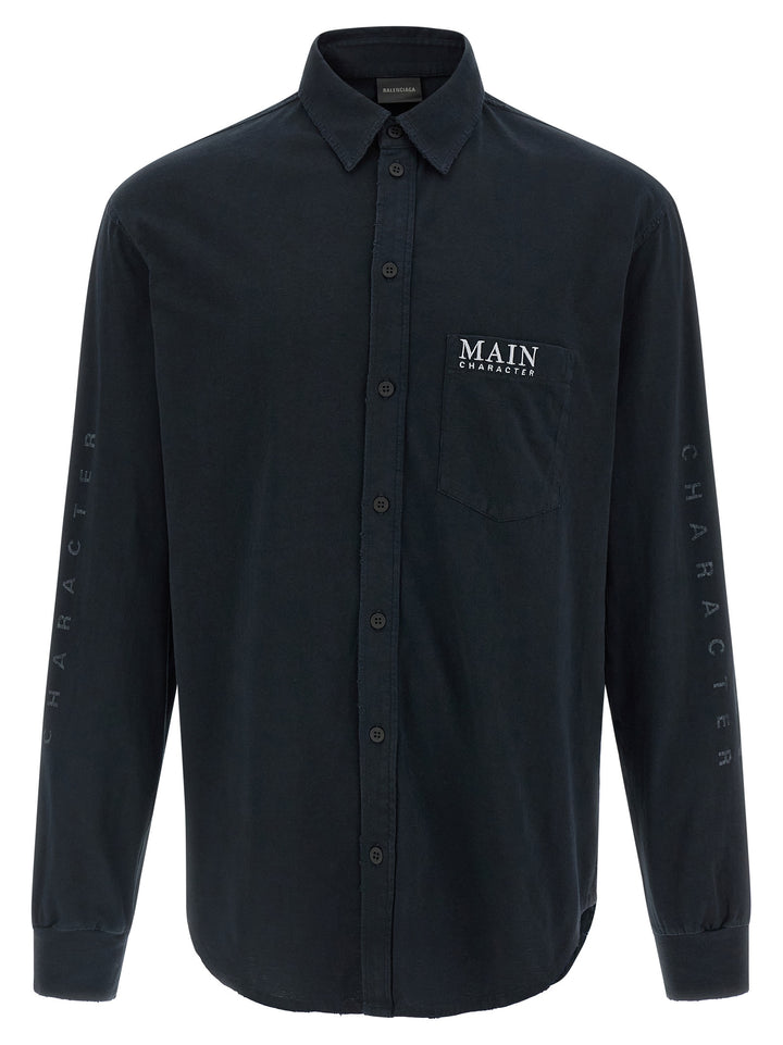 Balenciaga Shirt T-Shirt Shirt and Blouse - Black | 9e67ce9e76f1e2038c1a9a2f8fee0f9bb3f90004