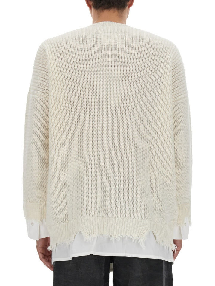 MM6 Maison Margiela Sweaters - White | Wanan Luxury