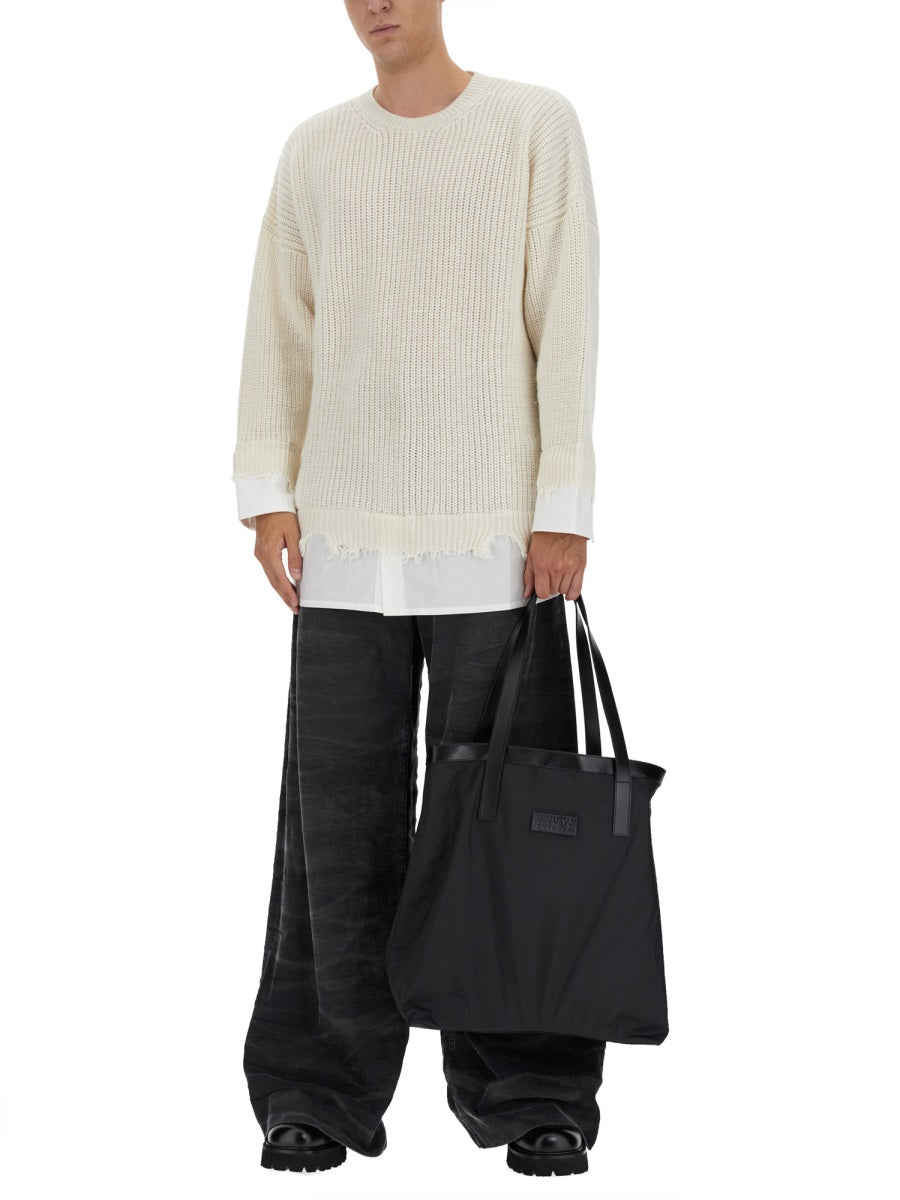 MM6 Maison Margiela Sweaters - White | Wanan Luxury
