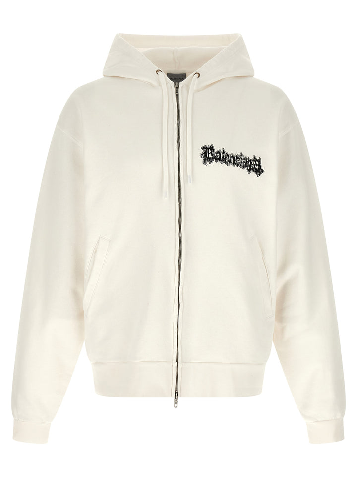 Balenciaga Salon De Couture Sweatshirt - White | 1199751464de3d209ab7bf5b158742df1f973517