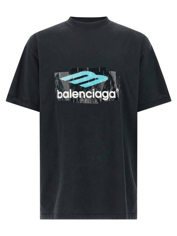 Printed T-Shirt Black