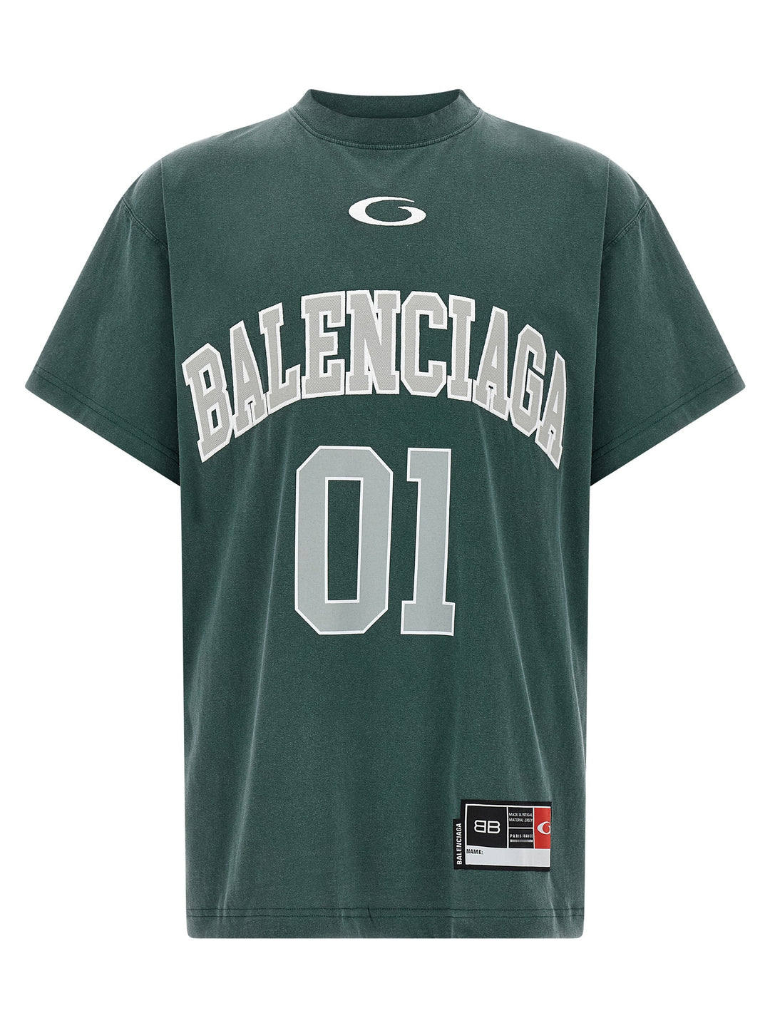 Balenciaga Basketball T-shirt - Green | 1f94e45389002b8d5465183e2de83c9ca0d6b539