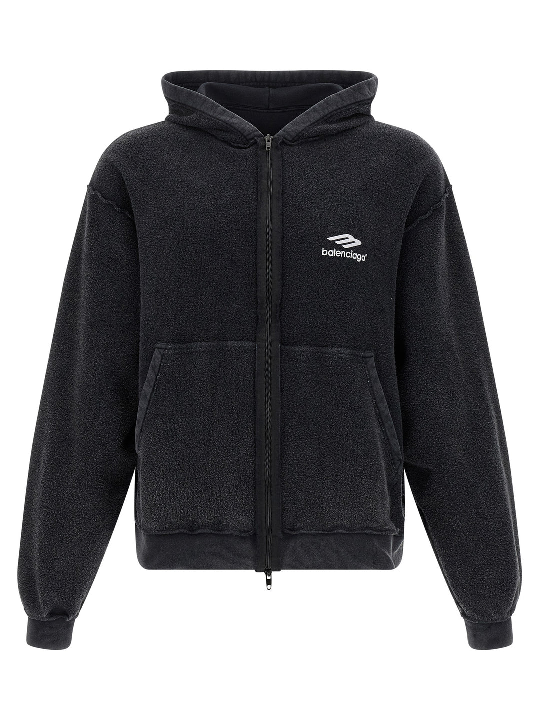 Balenciaga Inside-Out 3b Sports Icon Sweatshirt - Black | 1a46820b402665c38d7ac59f7cb8bce34eb32fae