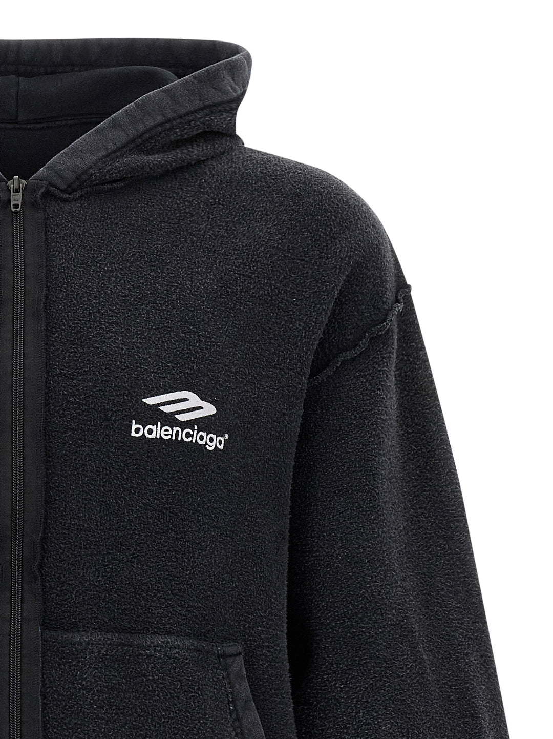 Balenciaga Inside-Out 3b Sports Icon Sweatshirt - Black | f84fc67fa73af4583397156d91dadf2d770d8e0e