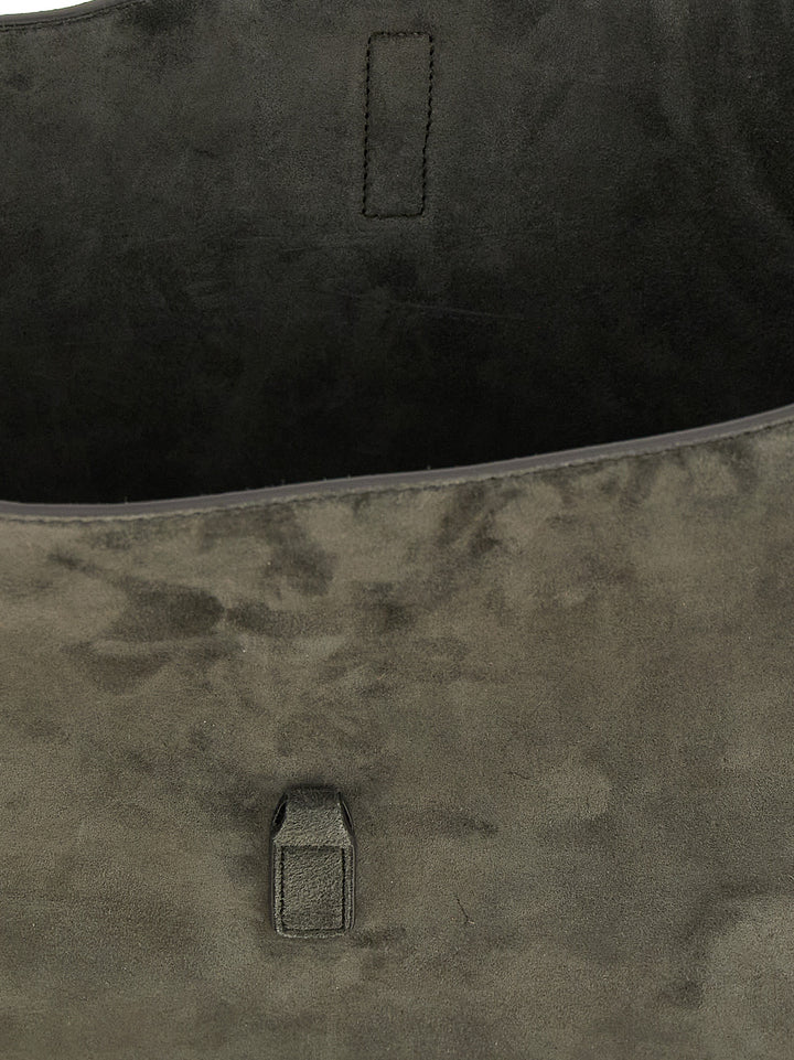 Saint Laurent Le 5 À 7 Shoulder Bags - Gray | e5c3017ef40e1e3eb94e089d3aa59af77931eebb