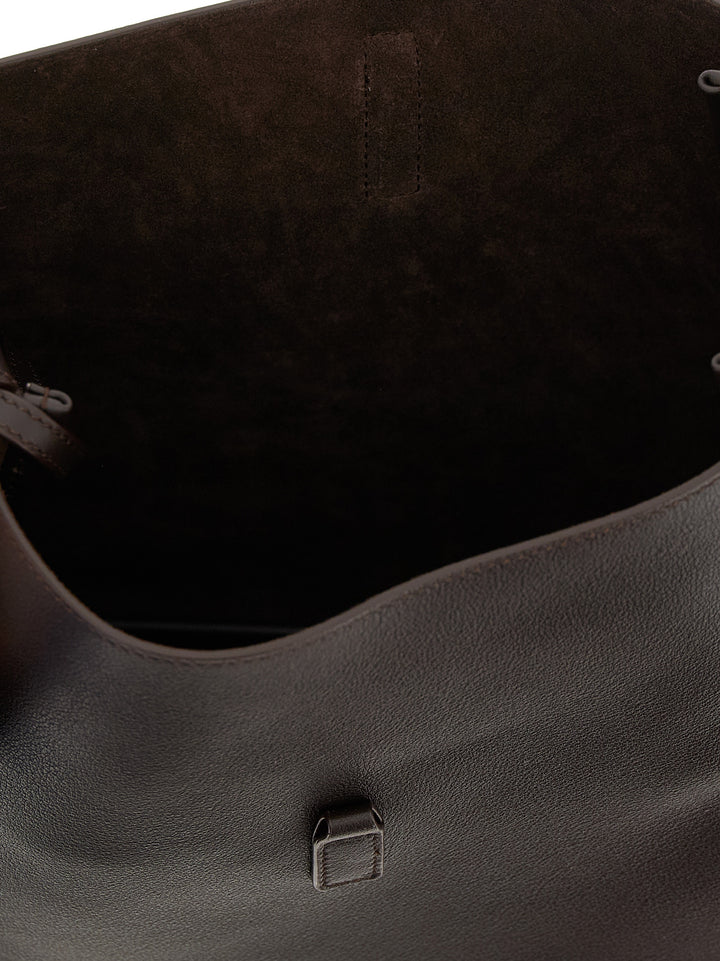 Saint Laurent Le 5 À 7 Shoulder Bags - Brown | 9289b469d0495377668e1b685876d28d5b0de15f