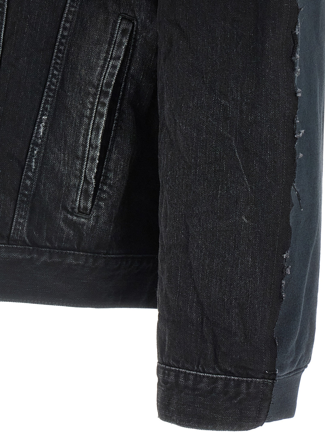 Balenciaga Hybrid Puffer Jackets - Black | f21aaa655643062f58573ce9d7f032ec9f0dfb6e