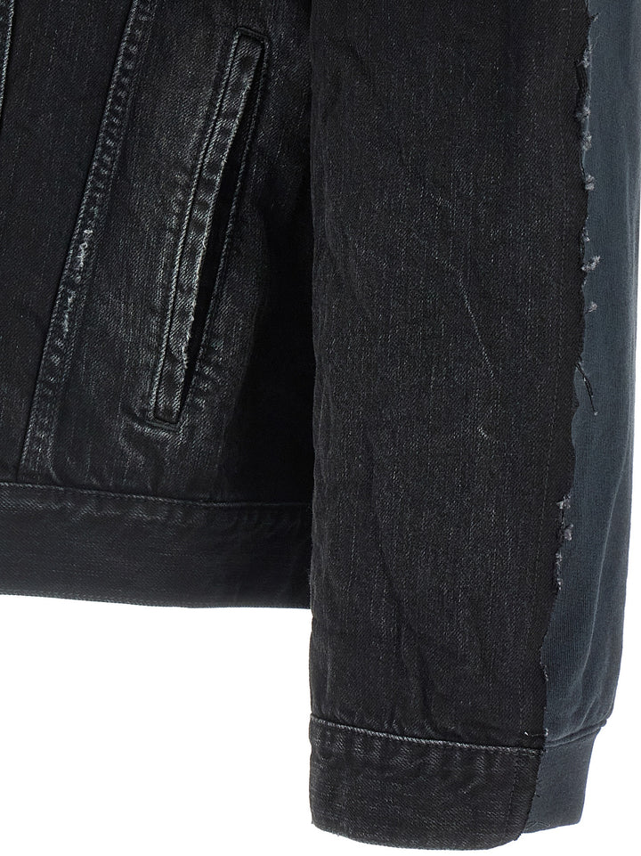 Balenciaga Hybrid Puffer Jackets - Black | f21aaa655643062f58573ce9d7f032ec9f0dfb6e