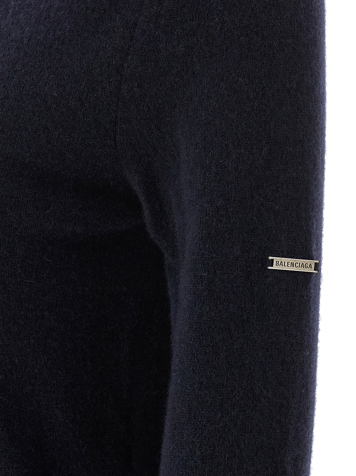 Balenciaga Standard Turtleneck Sweaters and Cardigans - Blue | 2365d67204bd388d36e1afaa9b9ea6927415ff07