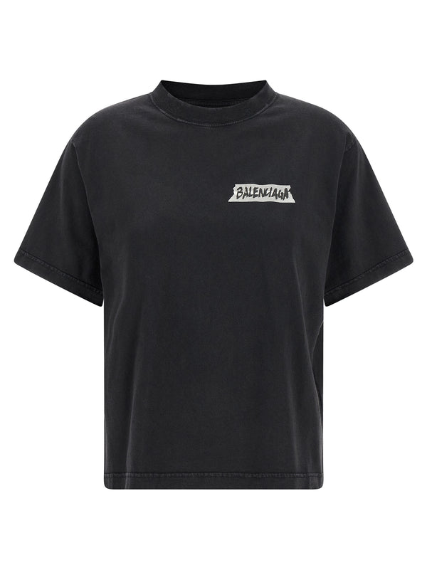 Masking Tape T-Shirt Black